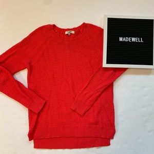 Madewell Pink Sweater, Viscose Blend